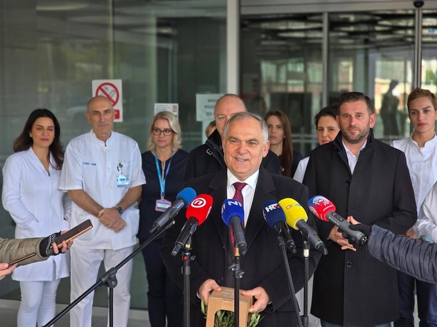 Župan Boban posjetio prvo novorođenče u Županiji u 2026. godini