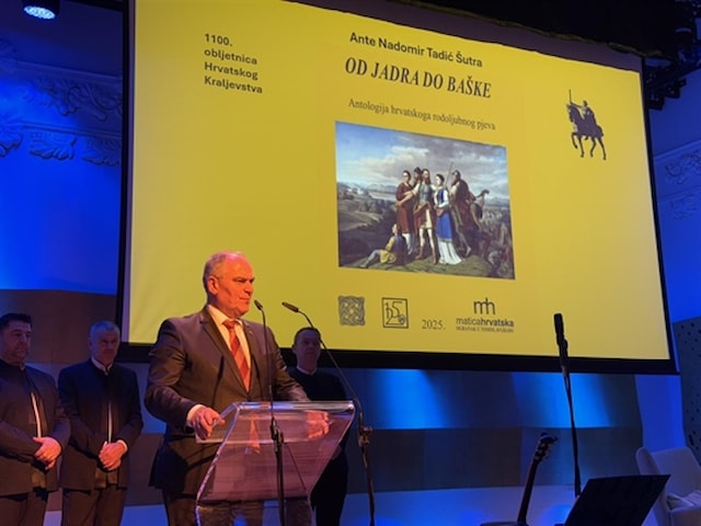 Predstavljena antologija hrvatskog rodoljubnog pjeva „Od Jadra do Baške“