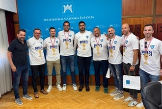 Prijem u Županiji za nove prvoligaše HMNL - MNK Bačvice iz Splita