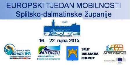 Europski tjedan mobilnosti u Splitsko-dalmatinskoj županiji