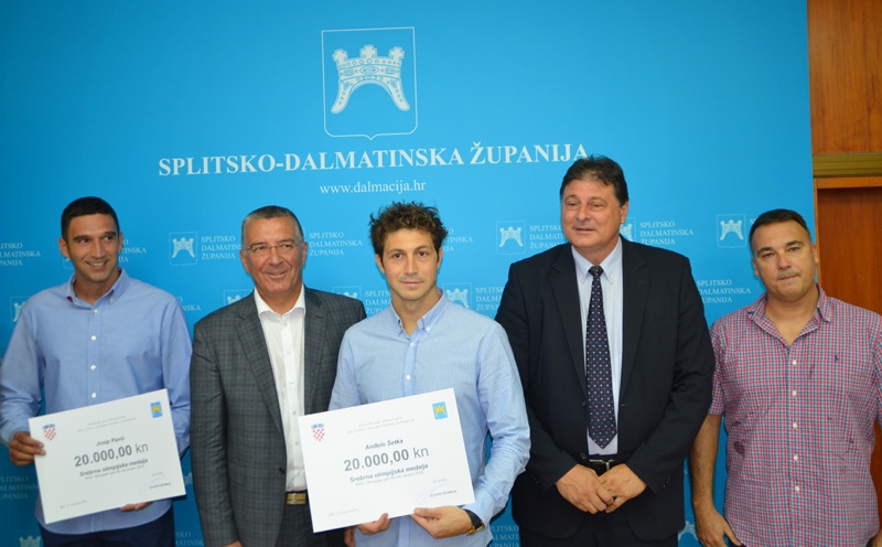 Srebrni vaterpolisti na prijemu kod župana